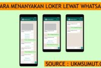 Cara Menanyakan Lowongan Kerja Lewat WhatsApp & SMS