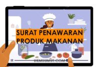 Contoh Surat Penawaran Produk Makanan Lengkap