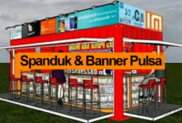 22 Contoh Spanduk Jual Pulsa bisa Diedit