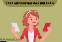 25 Cara Menghemat Uang Gaji dalam Sebulan