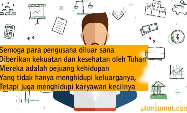 99 Kata Bijak Usaha Sendiri untuk Caption dan Status