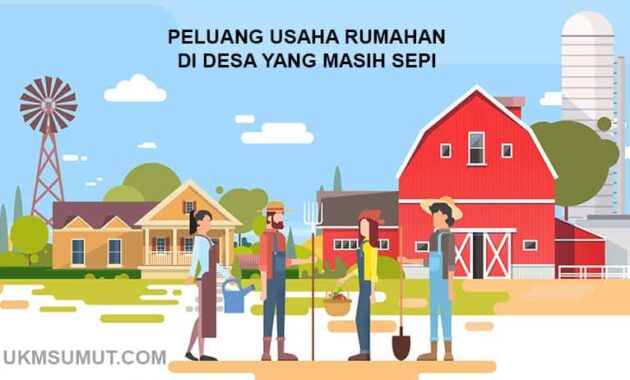 16 Ide Usaha Rumahan di Desa yang Sepi