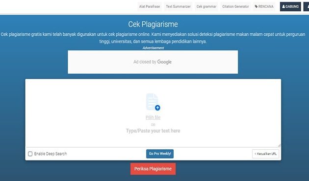 Review Check Plagiarism Terbaru untuk Karya Tulis