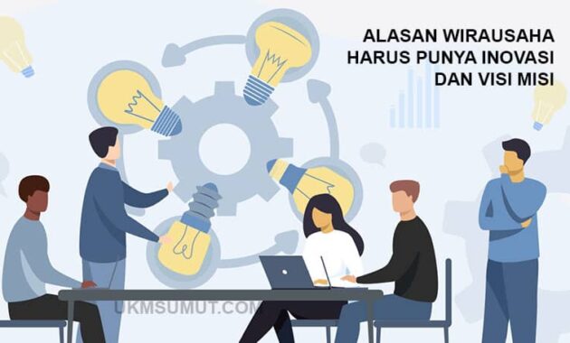 15 Alasan Wirausaha Harus Memiliki Inovasi dan Visi Misi